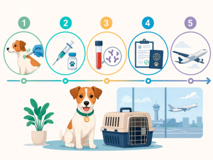 Perro-viajando-en-avión-hacia-España